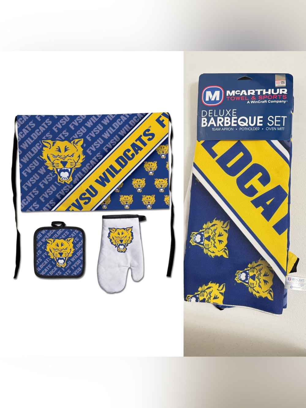 1 WinCraft Fort Valley State FVSU Wildcats‎ Premium BBQ Set
